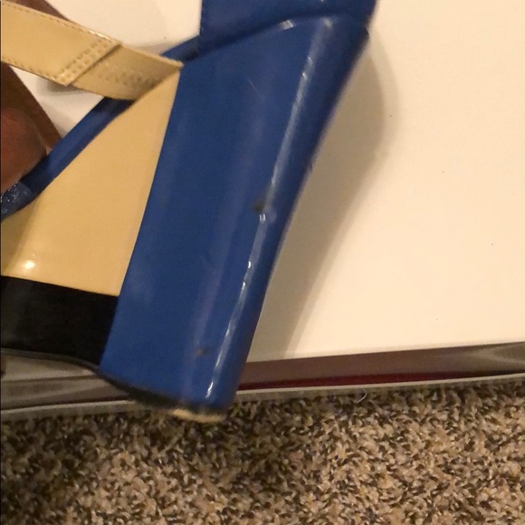 Fredricks of Hollywood blue and black shoes - Picture 5 of 8